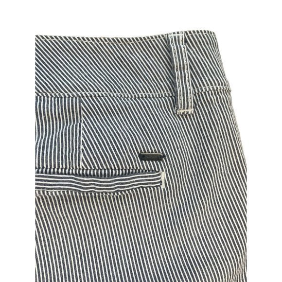 Tommy Hilfiger Capri Pants Women's Size 8 Striped Pockets‎ Belt Loops - Picture 11 of 12